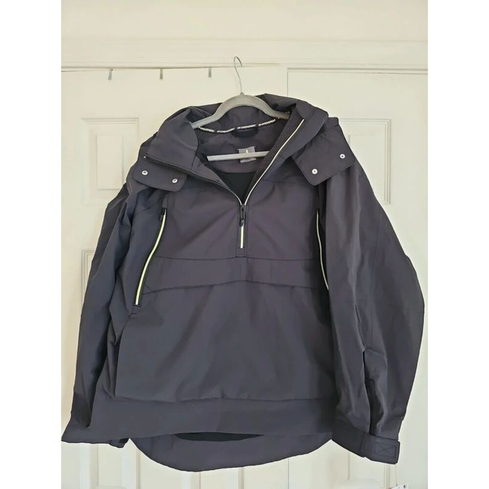 Free people movement Singin' In The Rain Packable Waterproof Pullover black